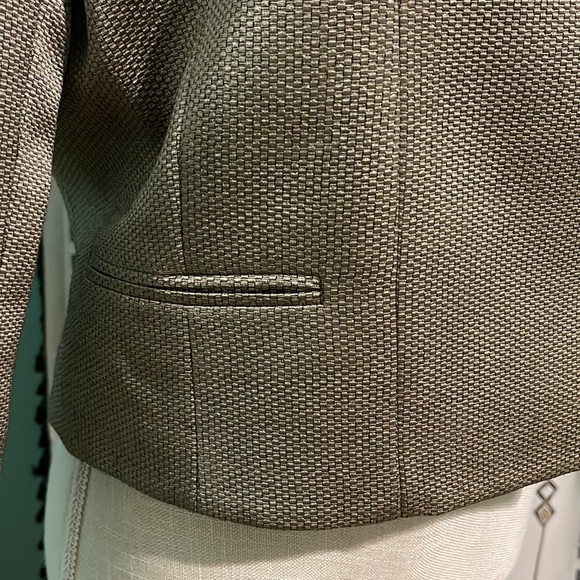 Tiger of Sweden Crop Jacket ‘Cateline’ Shimmery European Size 40 US Large - Picture 8 of 9